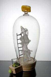 Sculpture en verre