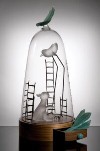 Sculpture en verre