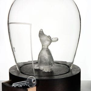 Sculpture en verre