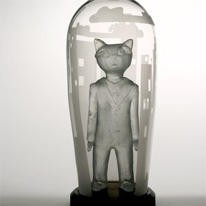 Sculpture en verre